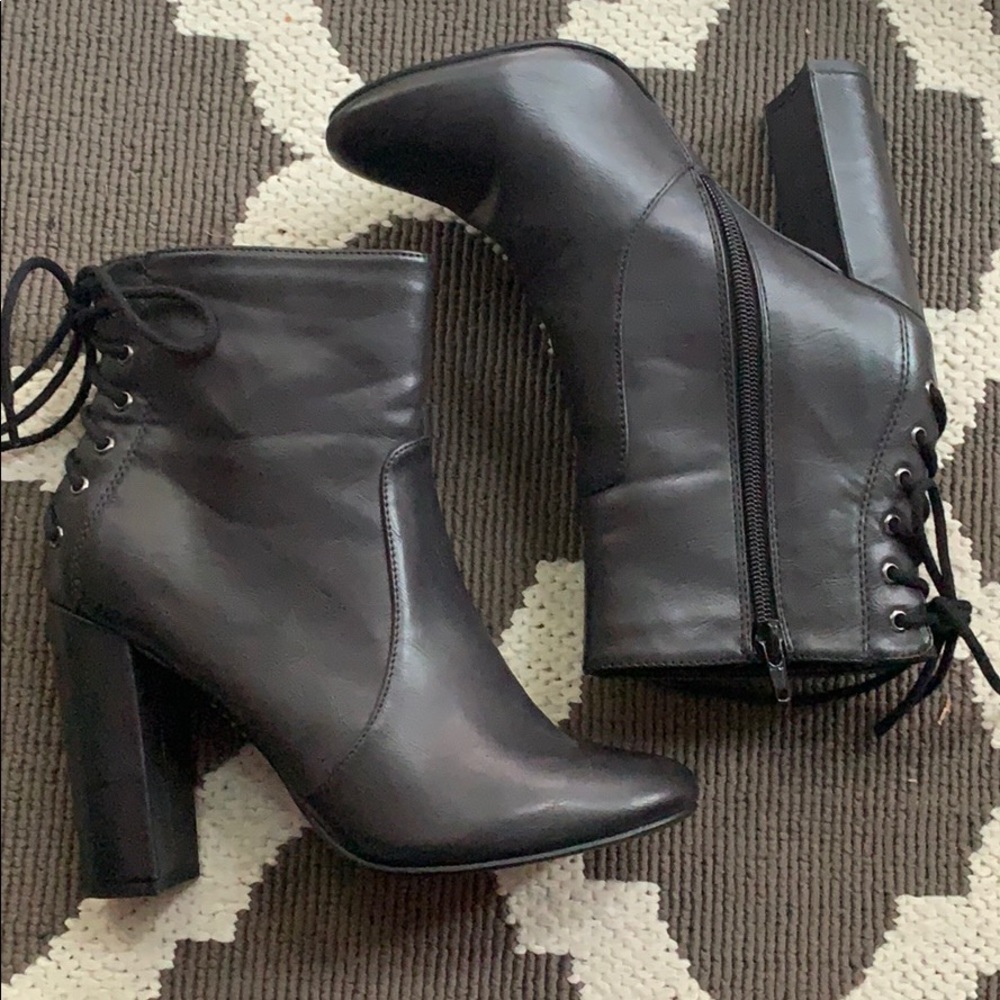 Black Bootie Heels